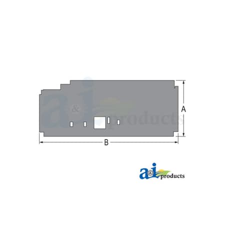 A & I Products Floor Mat 24" x7" x7" A-CFM350